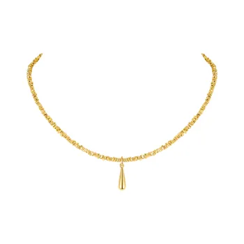 ZEGL Copper Plated 18K Gold Necklaces Women's