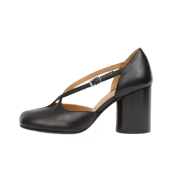 Maison Margiela Tabi Chunky Heel High Heels 8cm Women's Black