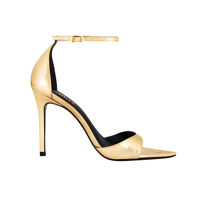 Schutz Pamela Strap Sandals Women's Gold-1