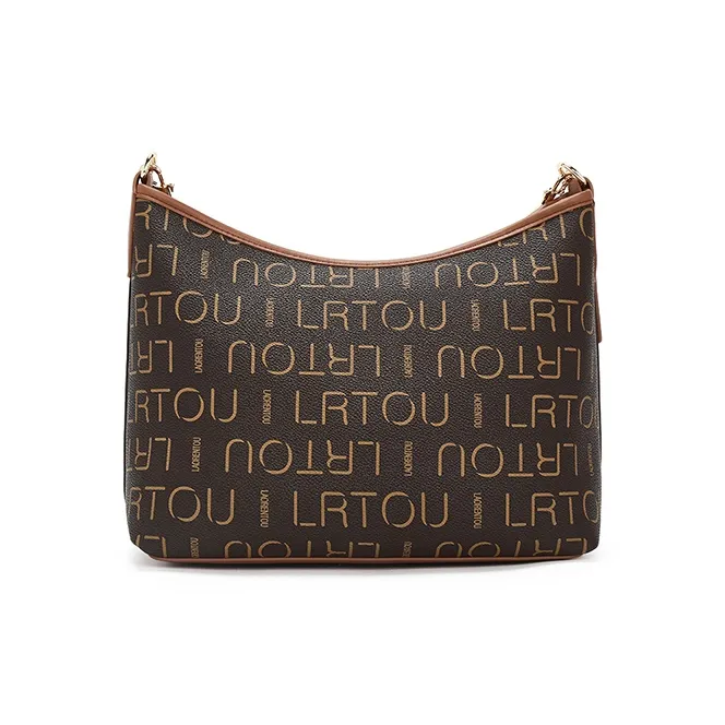 Old Man's Head Synthetic Leather Crossbody Bag, Shoulder Bag Regular Women's Coffee-2