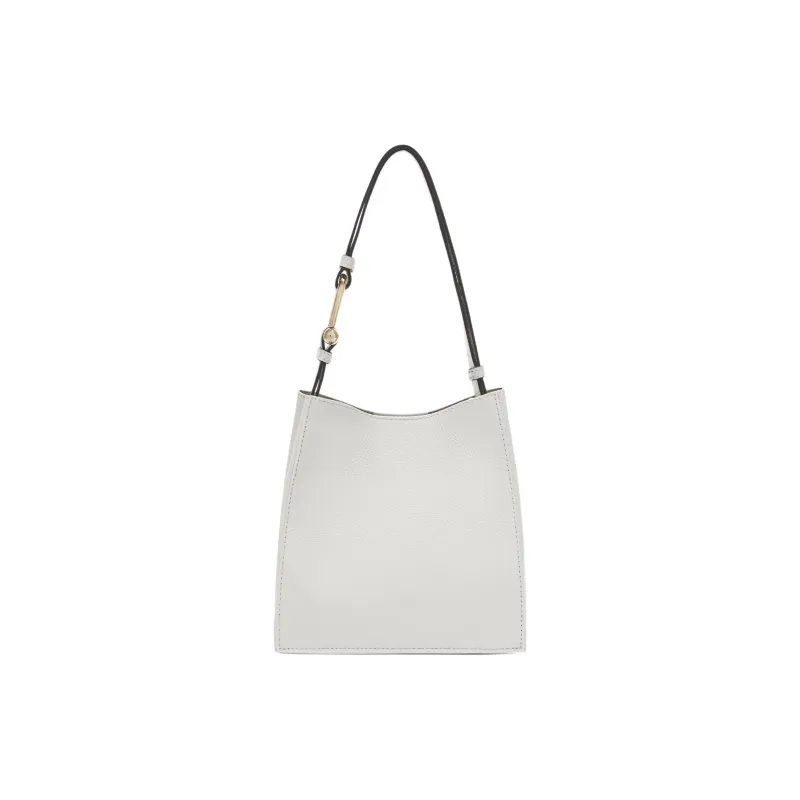 Furla Textured Calfskin Bucket Bags Shoulder Bags Mini Women's White-0