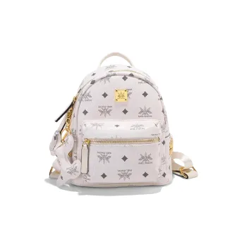 CLEVER& KETCH PU Backpack Women's Ecru/Pink
