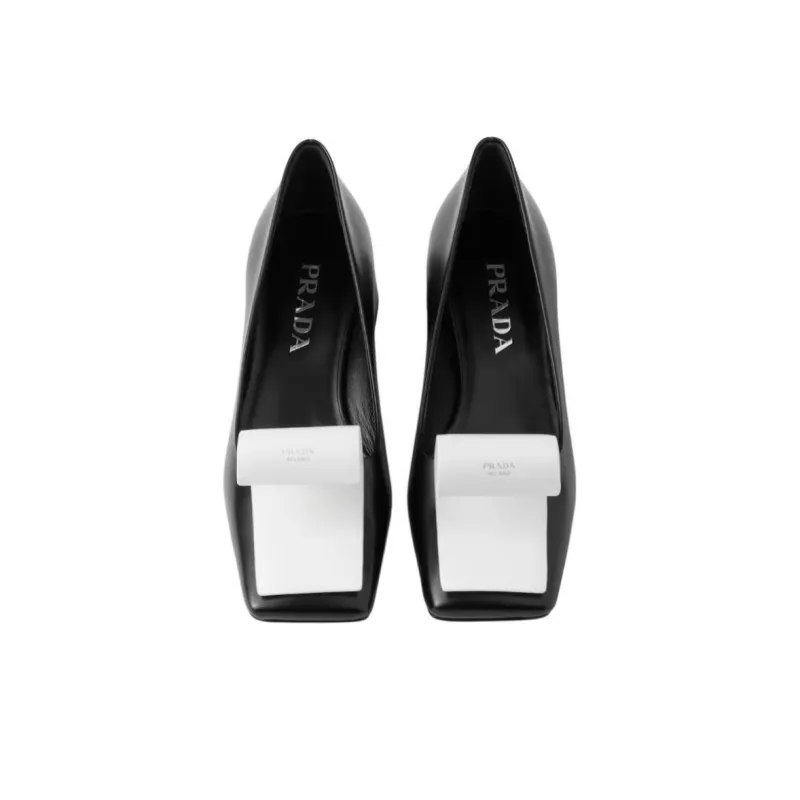 PRADA Loafers 3.5cm Women's Black-5