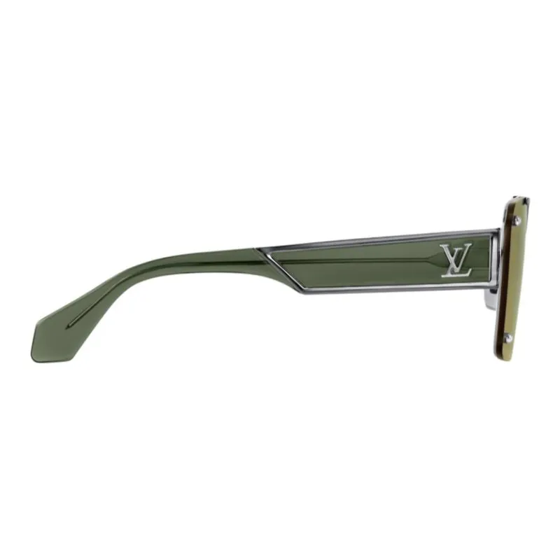 LOUIS VUITTON Metal Aviator Sunglasses Men's Black-2