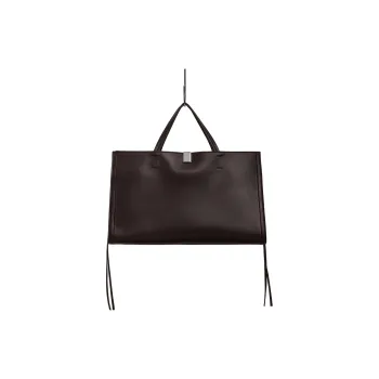 Phoebe Philo Calfskin Tote Bag, Shopping Bag, Handbag Medium Size Women's Chocolate