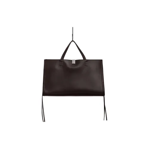 Phoebe Philo Calfskin Tote Bag, Shopping Bag, Handbag Medium Size Women's Chocolate