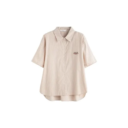 Tonlion Shirts Women's Yellow