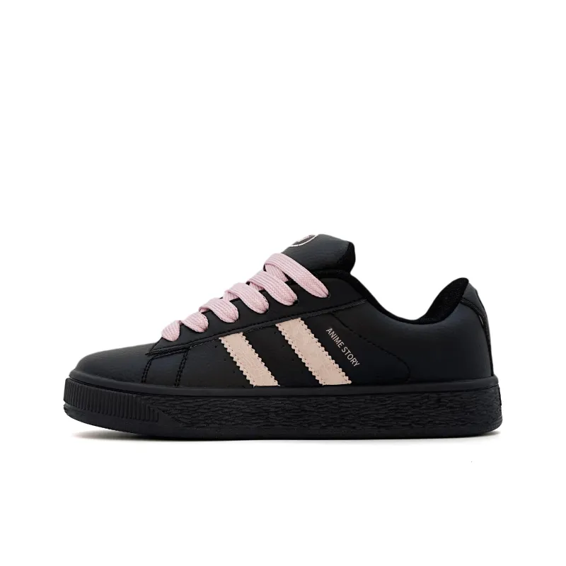 Teddy Bear Collection Coverage Slip Resistant And Abrasion Resistant Low Top Skateboard Shoes Unisex-6