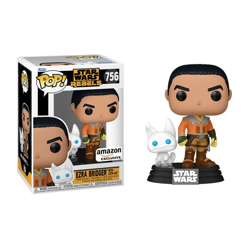Funko Star Wars Ezra Bridger And The Lota Cat Chibi Figures-2