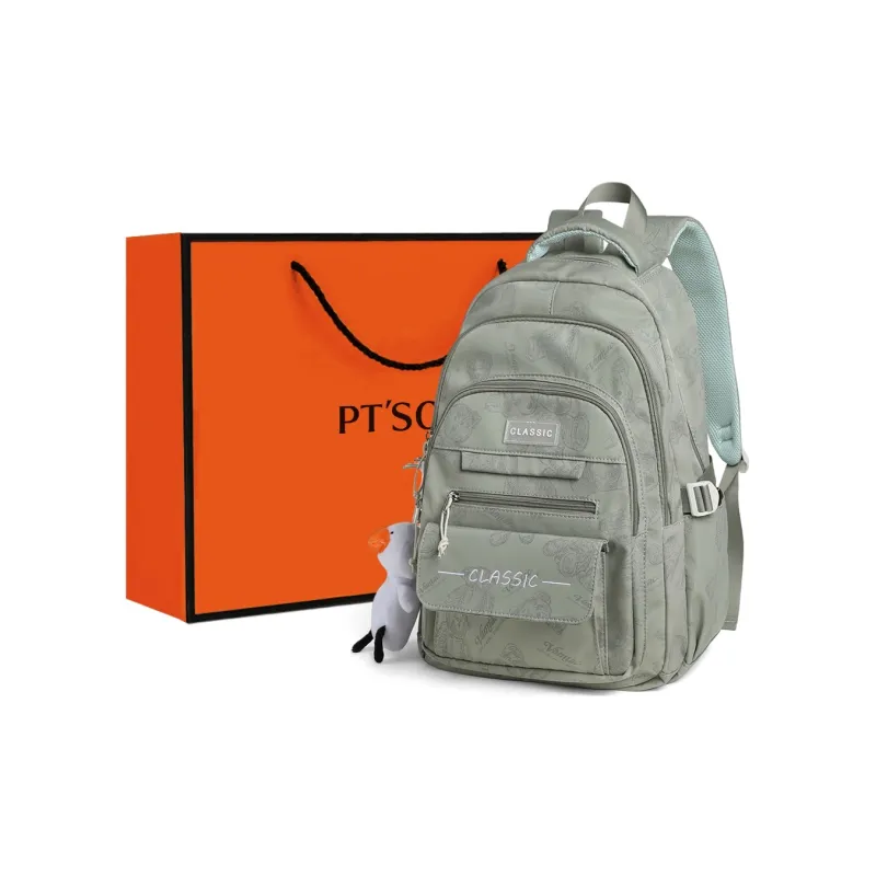 PT'SON Fabric Backpack Women's Multicolor-16