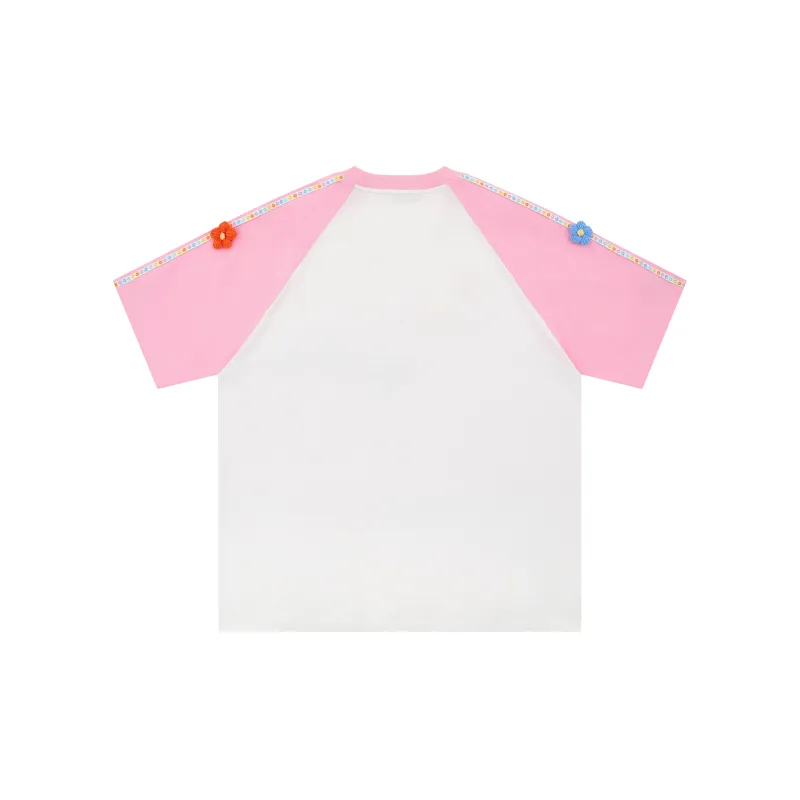 JASONWOOD T-Shirt Unisex Pink White-1