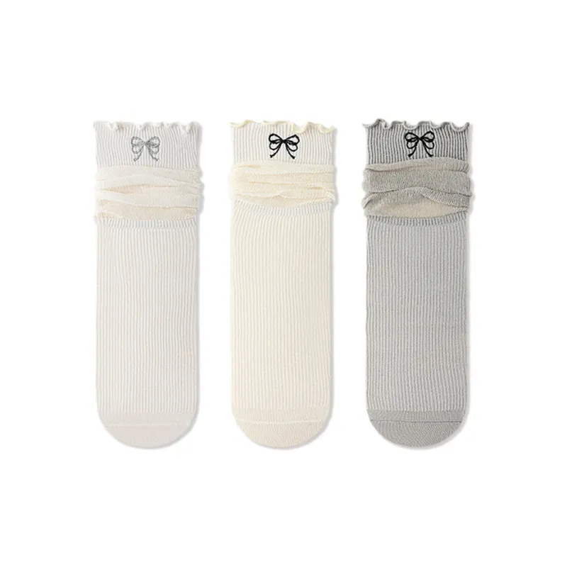 JIAZINI Mid-Calf Socks Women's Combo Set-0