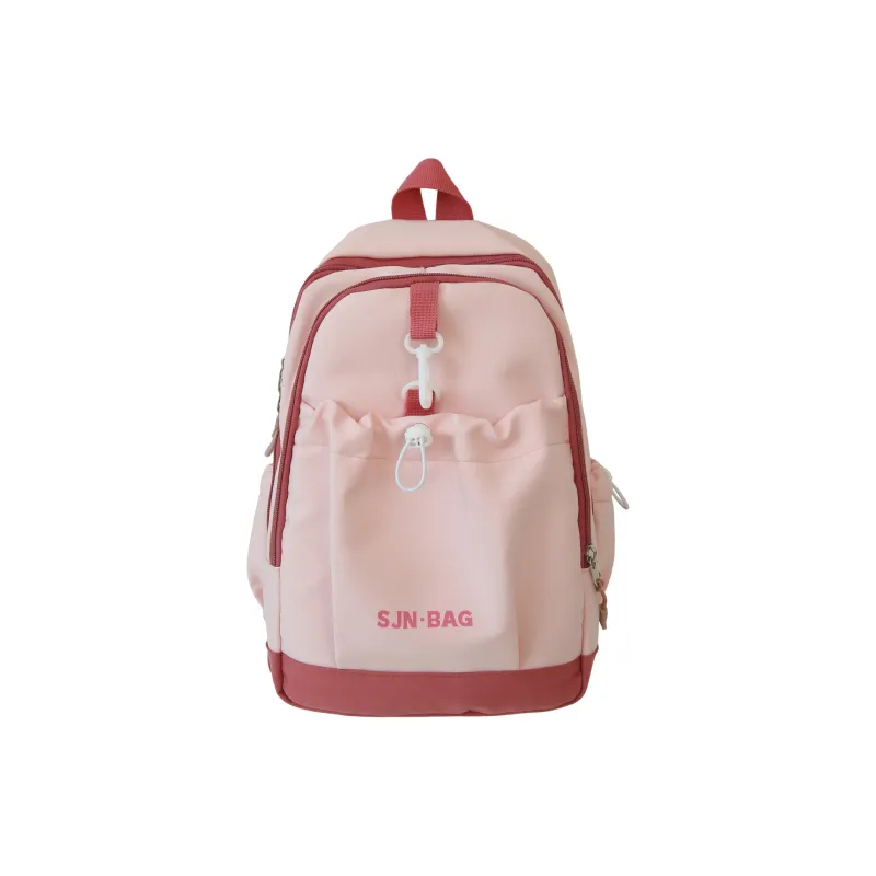 URBAN FOREST Nylon Backpack Unisex Black/Yellow/Green/Blue/Pink-16