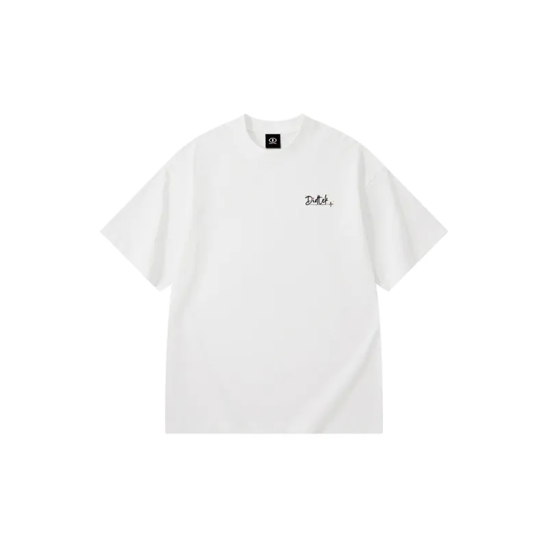 DIDTEK Drop Shoulder Sleeve Short Sleeved T Shirts Unisex-1