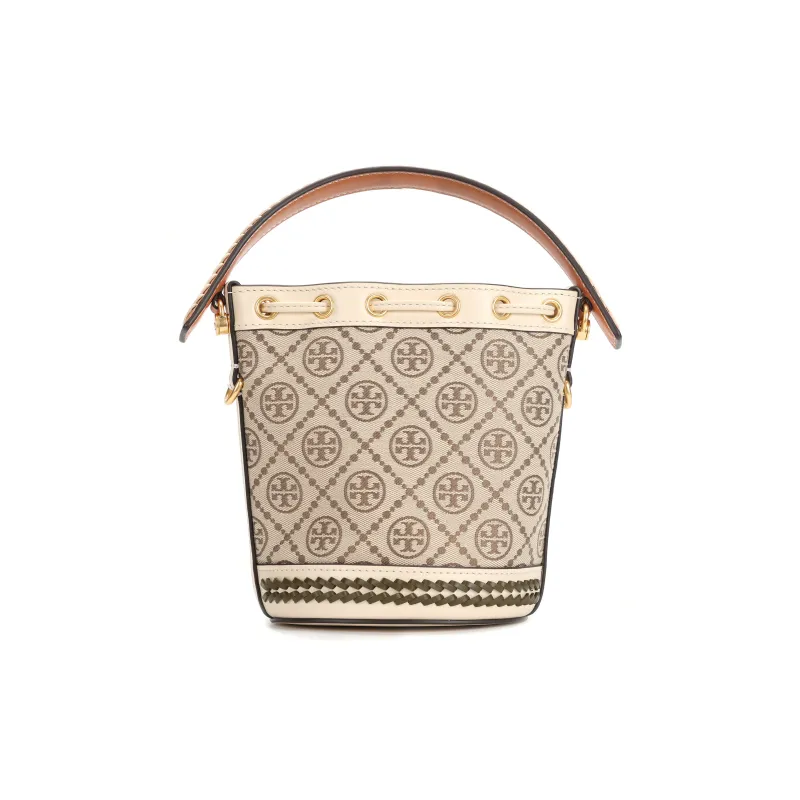 TORY BURCH T Monogram Leather One Shoulder Handbag Mini Women's-2