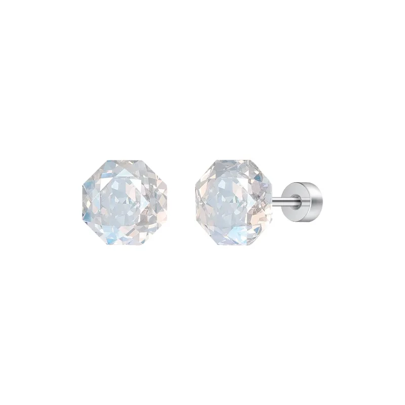 MISS XIA JWY Titanium Steel Stud Earrings Unisex-12
