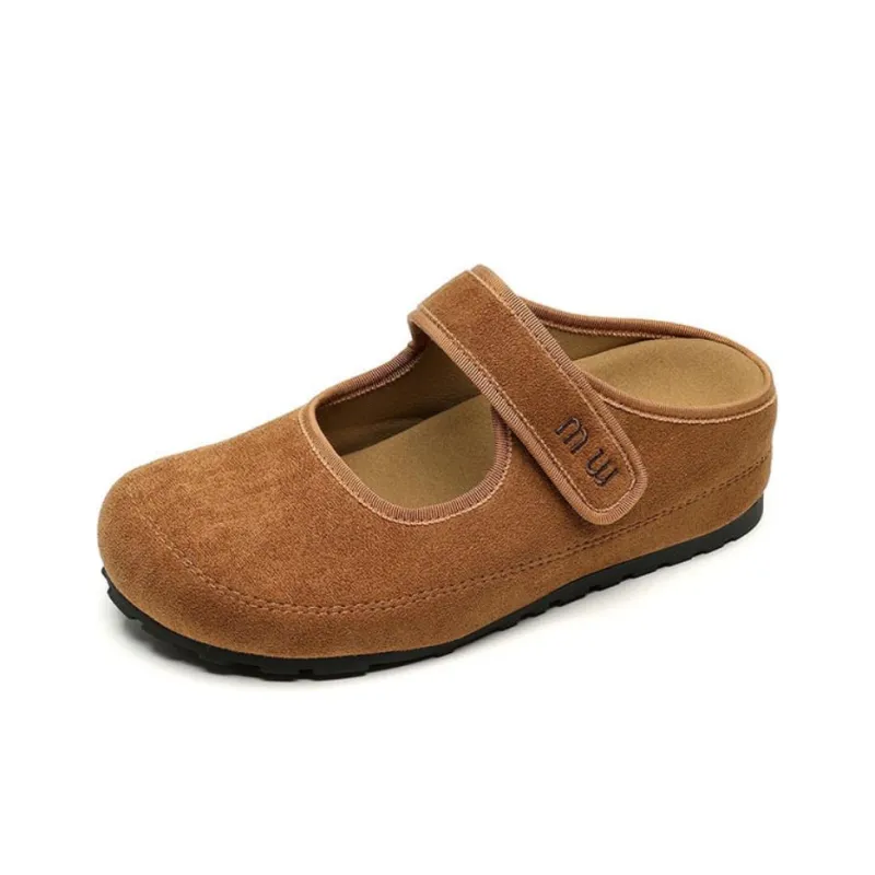 Than Than Me Rubber Sole Slip-Resistant Wrap-toe Slippers Women's-4