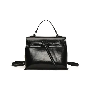 Morellybear PU Backpack Women's Black/Brown