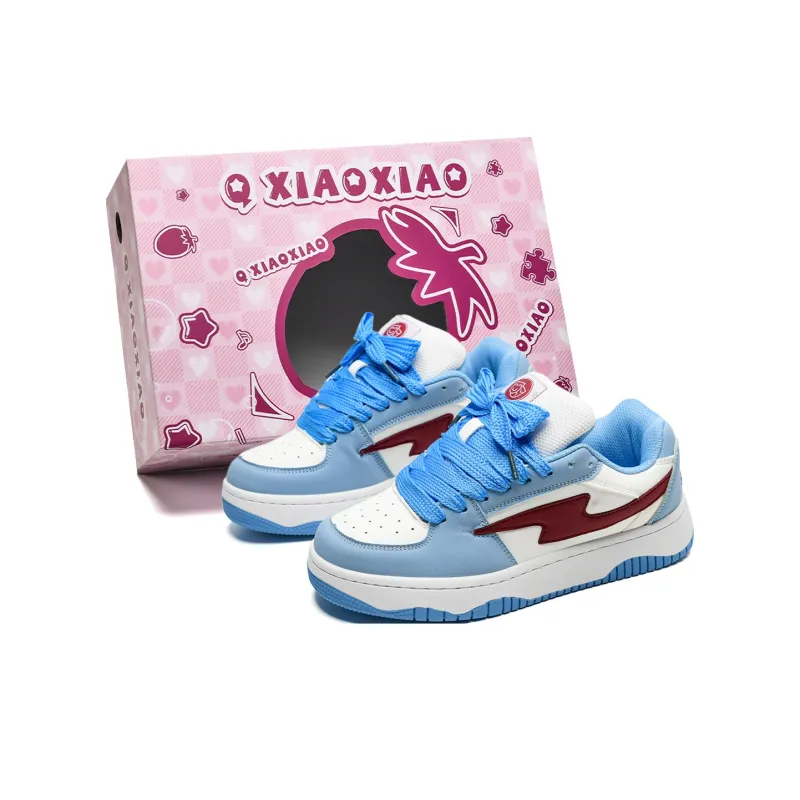 Circle Small Height Increasing Wear Resistant Slip Resistant Low Top Skateboard Shoes Unisex Pink Box Included-62