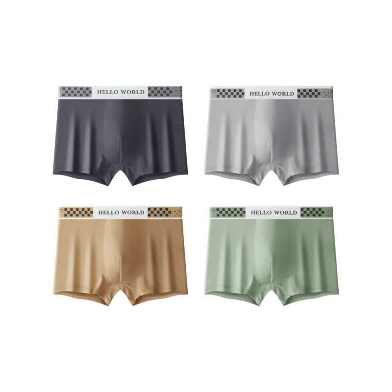 PLANDOO Underpants Men's 4 Pack-8