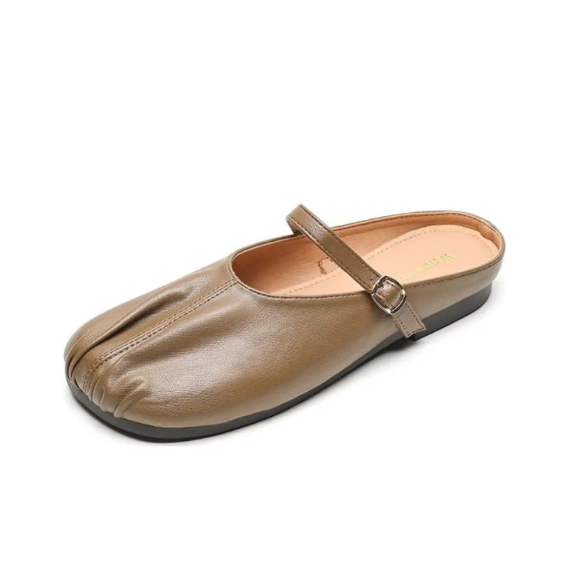 Than Than Me Rubber Sole Slip-Resistant Wrap-toe Slippers Women's-8