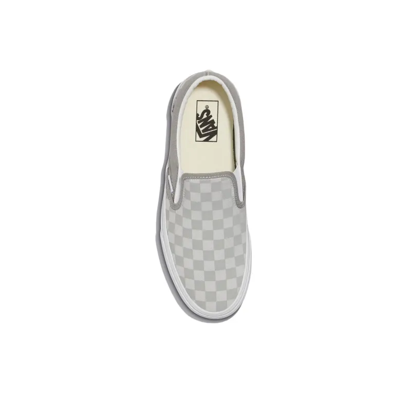 Vans CLASSIC SLIP-ON Anti-Slip Wear-Resistant Low-Top Canvas Shoes Unisex Gray-2