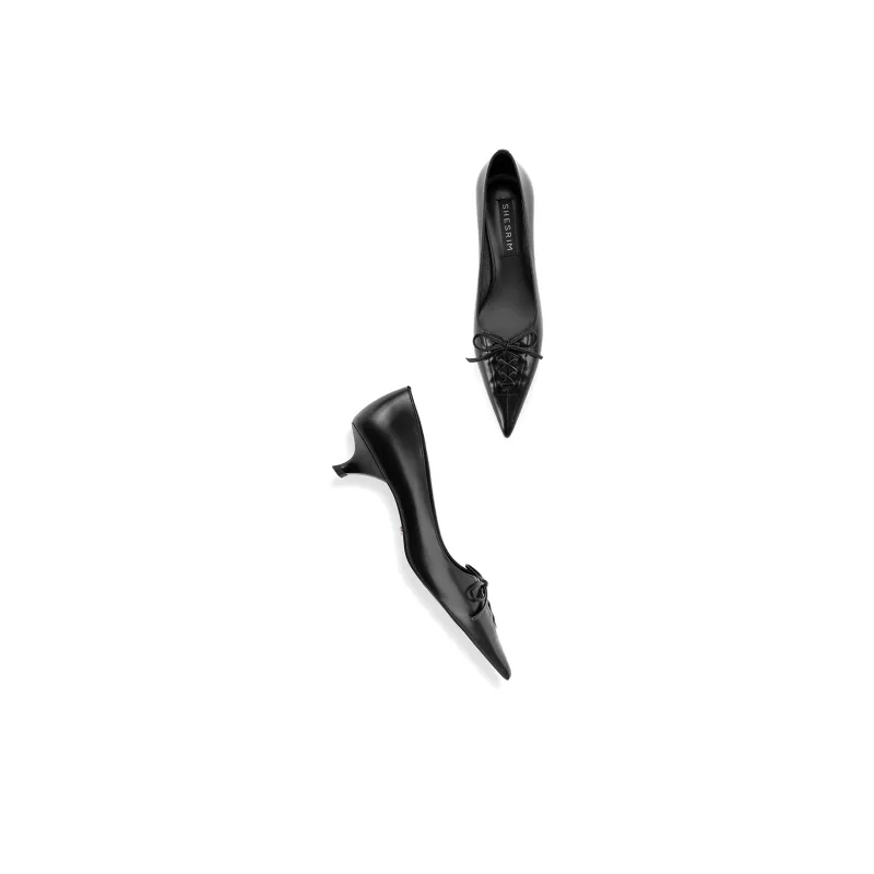 Shesrim Flared Heel High Heels Women's-2