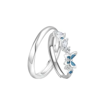 LIANDUO S999 Fine Silver Rings Unisex