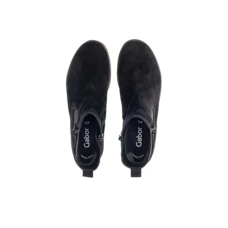 Gabor Fashion Chelsea Boots 3cm Women's Black-3
