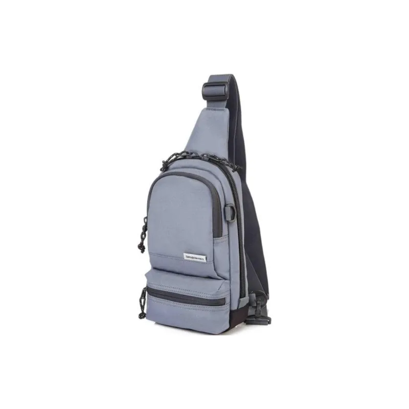 SAMSONITE Fabric Sling Bag Unisex Dark Gray-1