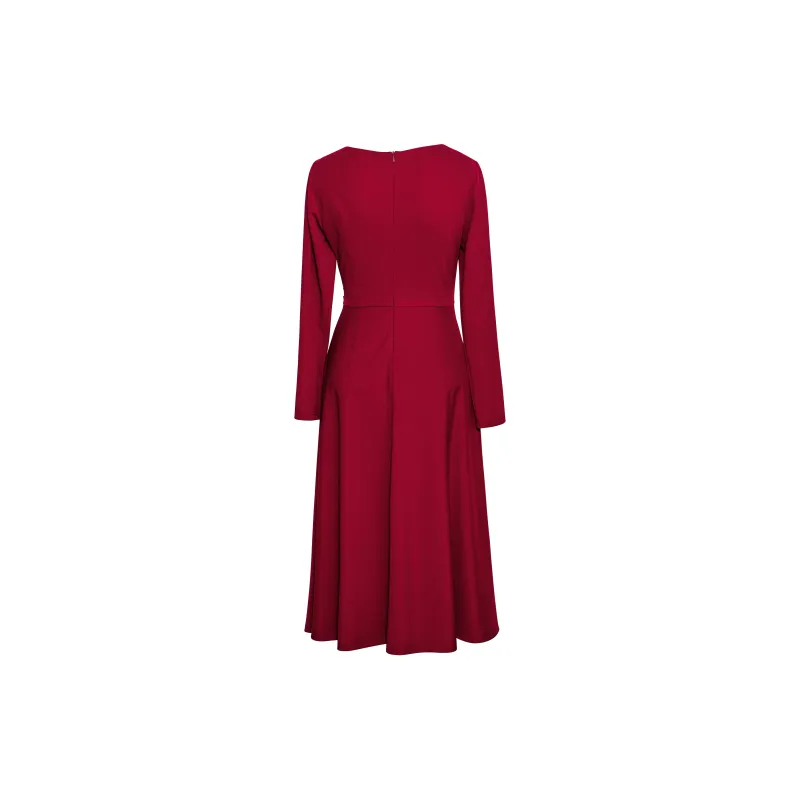 ROEYSHOUSE Long-Sleeved Dresses Women's Red-1