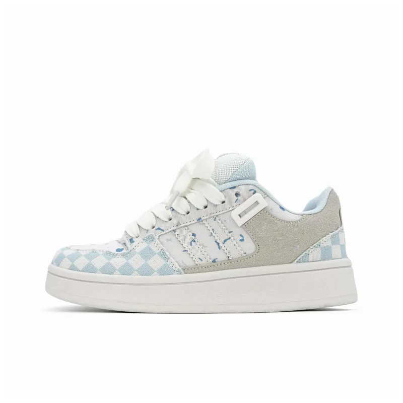 OAOQ Slip Resistant, Abrasion Resistant, Lightweight, Breathable, Height Increasing Low Top Skateboard Shoes Women's-1
