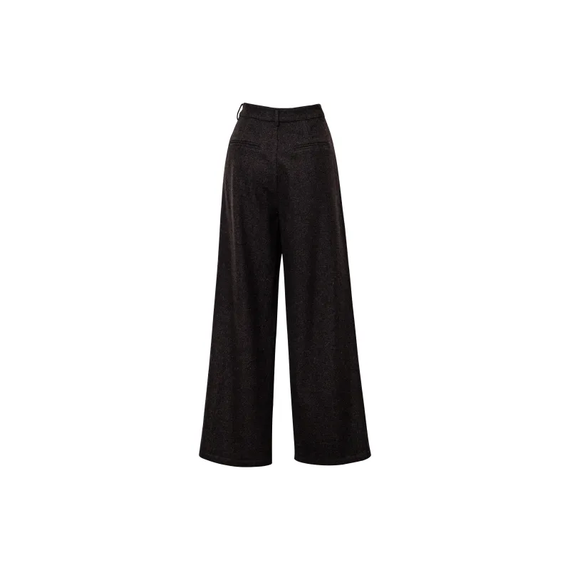 ROEYSHOUSE Casual Pants Women's Dark Coffee-1
