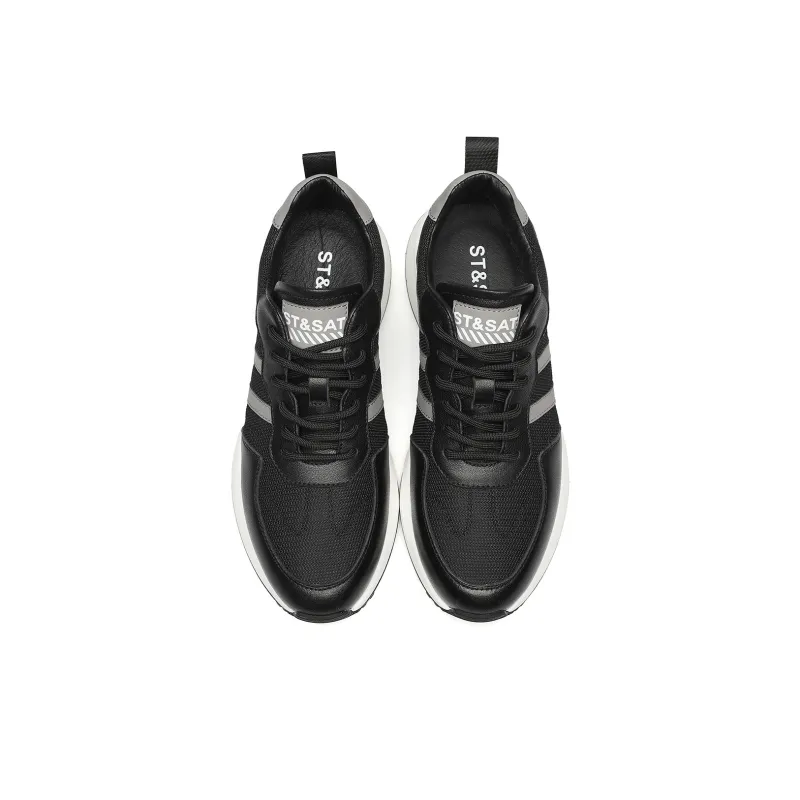 ST&SAT Fashion Breathable Lightweight Athletic Shoes For Men Versatile Casual Shoes-4