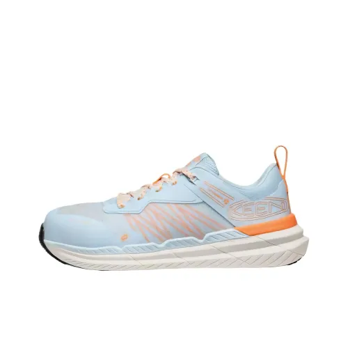KEEN Abrasion-Resistant Low-Top Running Shoes Women's Blue