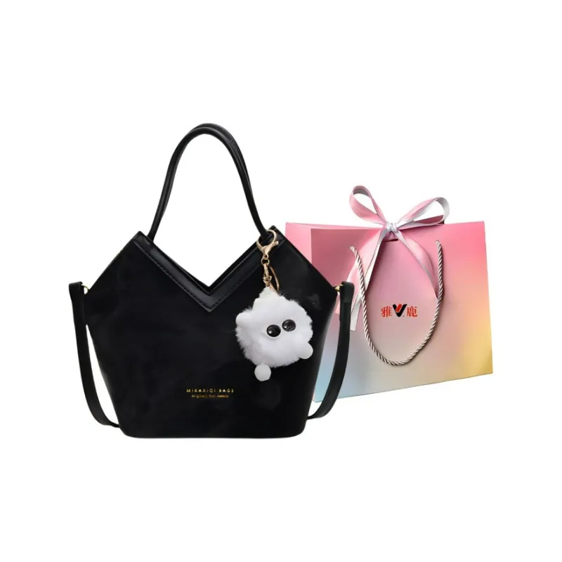 Yalu PU Handbag, Shoulder Bag, Crossbody Bag Regular Women's Blue/Brown/Pink/Gray/Black-22