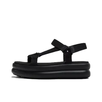 CAMPER Pelotas Flota Up One Strap Sandals 5.1cm Women's Black