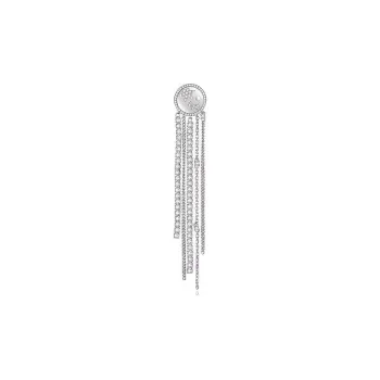 Agatha 925 Sterling Silver/Zircon Earrings Women's