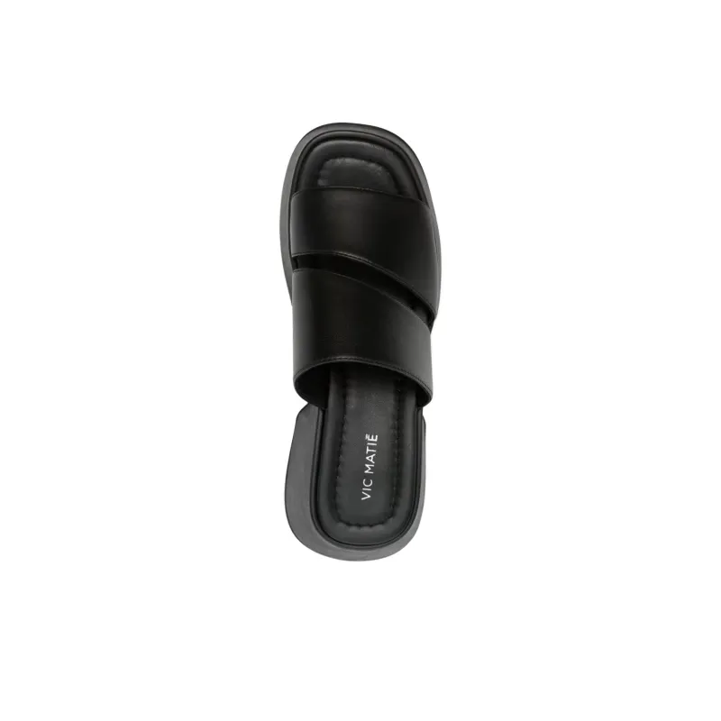 Vic Matie Slip Resistant Slide Slippers Women's Black-3
