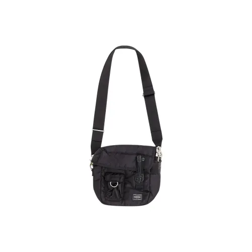 COMME Des GARCONS HOMME PLUS Nylon Shoulder Bag Men's Black
