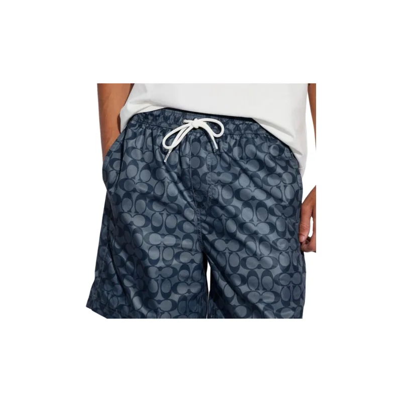 COACH Casual Shorts Men Blue-3
