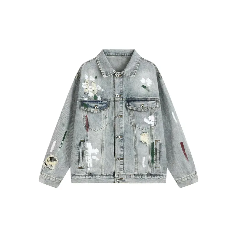 FORCEPULR Denim Jackets Unisex Blue-0