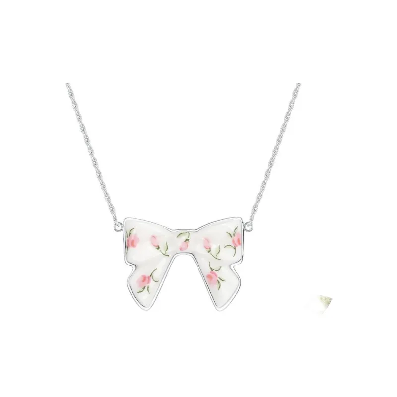 YVMIN X YVMIN Bow pendant Necklace-4