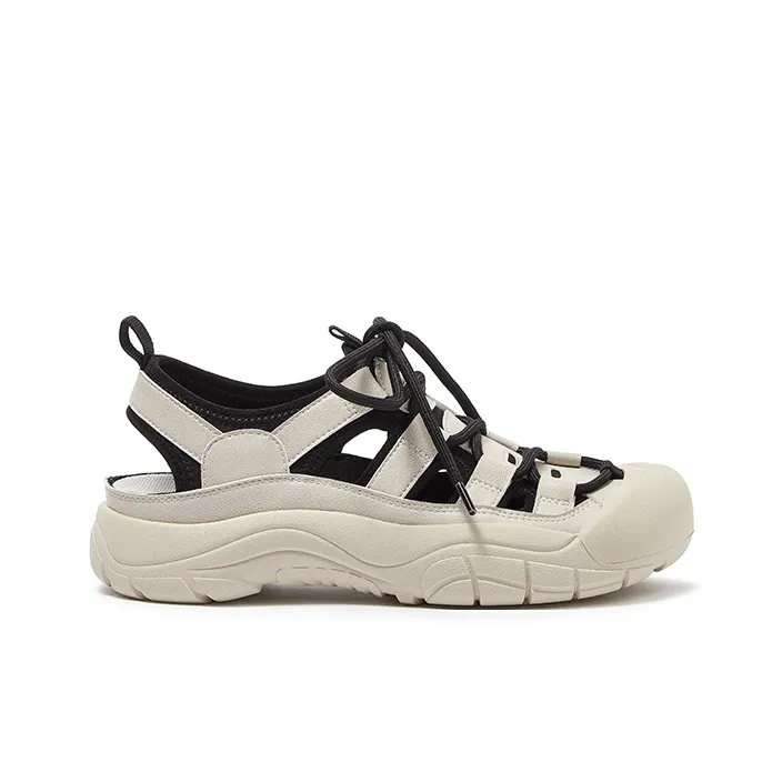 CAMEL Beach Sandals Women's Gray, Beige-7