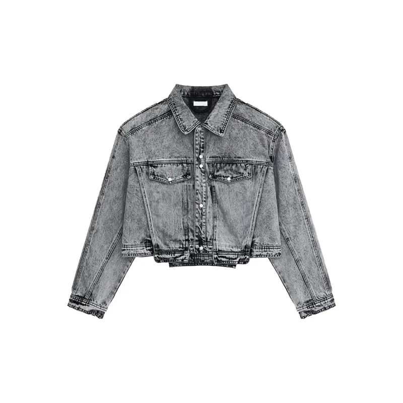 FORCEPULR Denim Jacket Unisex Gray-0