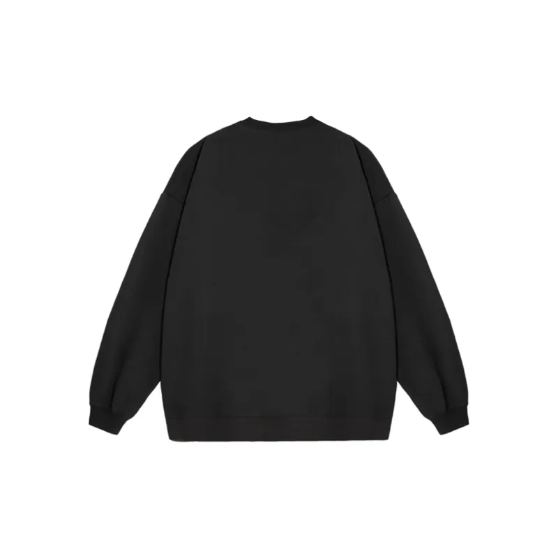 PAZZO Cute Bowknot Print Crew Neck Sweatshirt Women's-1