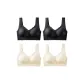 4 Pack-Black 2+Champagne 2