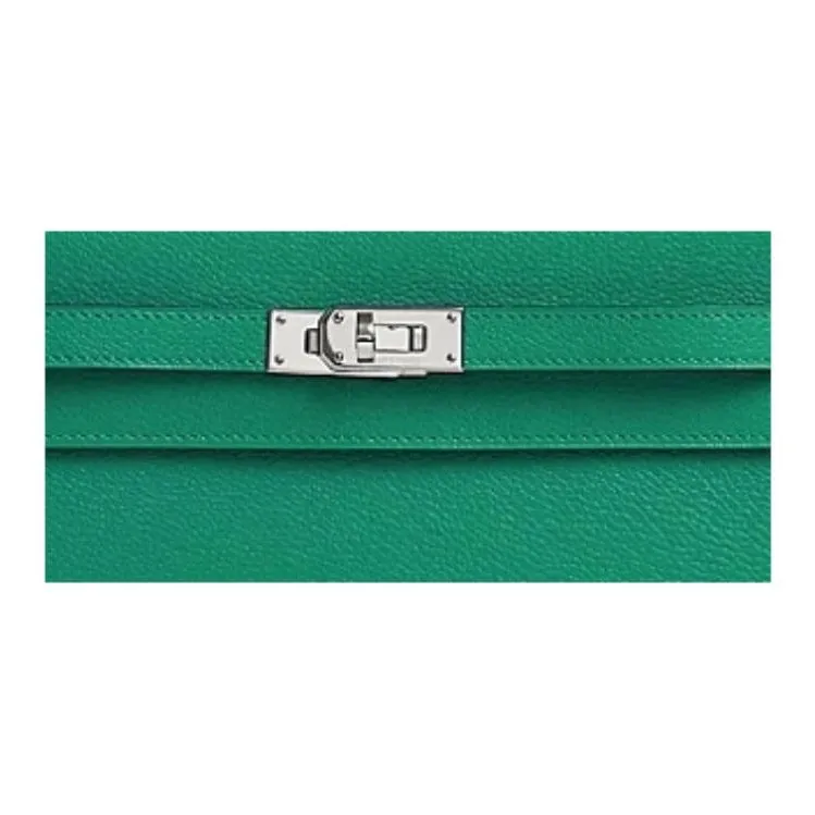 HERMES Kelly To Go Evercolor Calfskin Shoulder Bag Crossbody Bag Women's U4 Vert Vertigo Iridescent Green-3