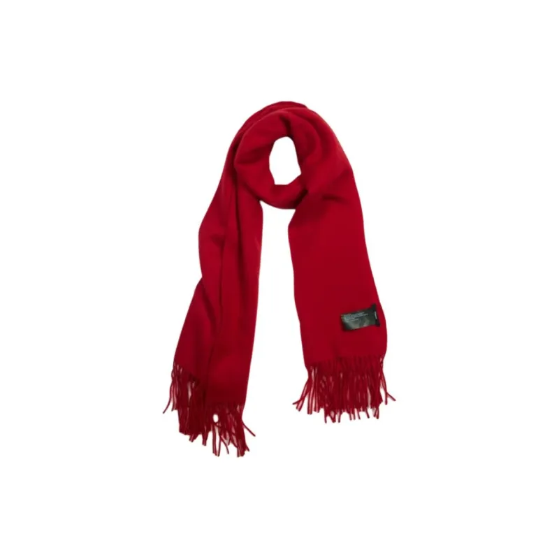 THEORY Cashmere Knit Scarves Women's Red-0