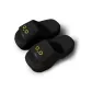 B3235-1 Black, Platform Black Cat Slide Slipper